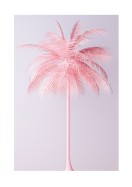 Pink Palm Tree | Crie seu próprio pôster