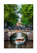 Canal In Amsterdam | Crie seu próprio pôster