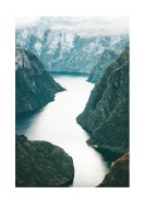 View Of Fjord In Norway | Crie seu próprio pôster