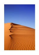 Sand Dunes In Sahara Desert | Crie seu próprio pôster