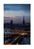 Stockholm By Night | Crie seu próprio pôster