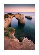 Cliffs At Sunset In Portugal | Crie seu próprio pôster